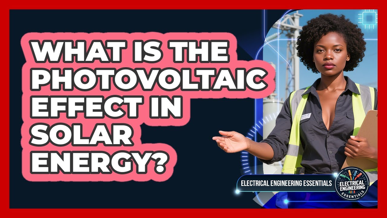 What Is The Photovoltaic Effect In Solar Energy? - Electrical ...