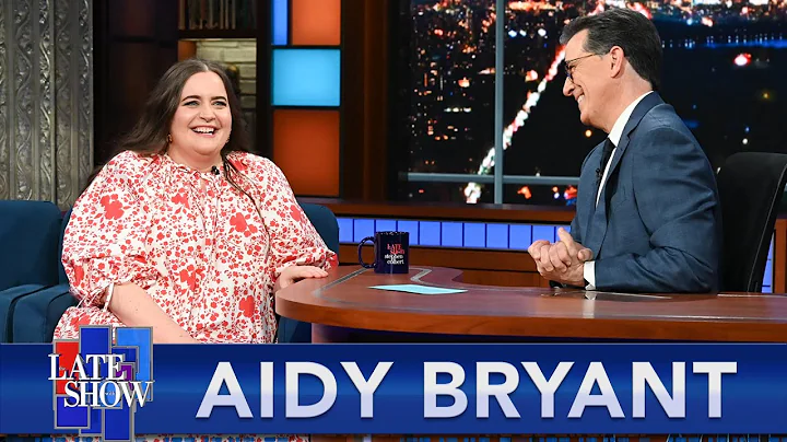 Aidy Bryant Showed Old Clips Of Stephen Colbert An...