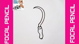 Learn How To Draw A Sickle ( Farm Tools Drawing)
