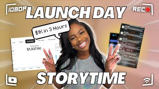 HOW I MADE $1,000 ON LAUNCH NIGHT | My Pre-Launch Strategy + Business Launch Journey