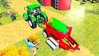 Tractor Thresher 3D Farming Game #9 screenshot 5