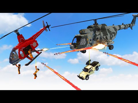 Realistic Helicopter Shootdowns & Crashes 8 😱 Teardown