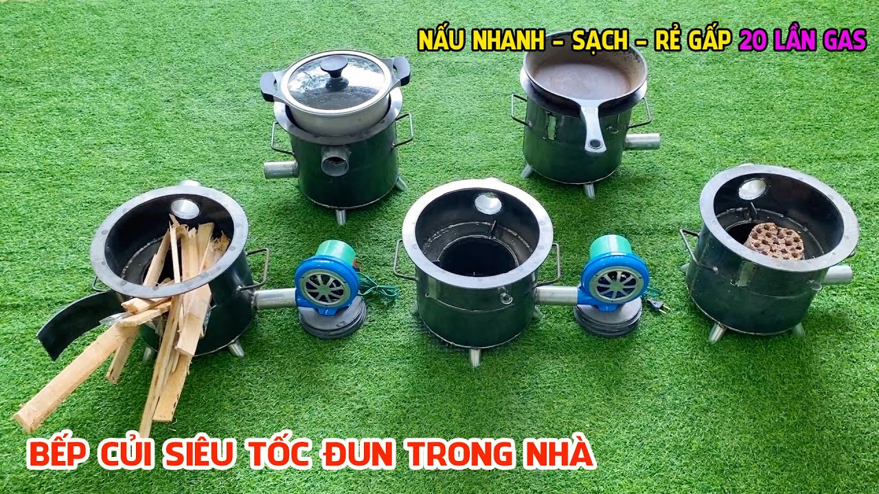 Bếp Củi Không Khói C30 Tiết Kiệm Gấp 20 Lần Dùng Gas -... - youtube