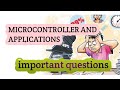 microcontroller important questions||lestelugu