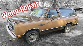 How To Replace The Windshield Wiper Motor Converting from 1987 Motor to 1992 Motor Dodge Ram Charger