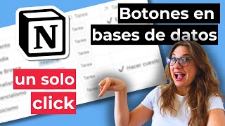 Novedad en NOTION | BOTONES en BASES DE DATOS Automatizá todo con un click