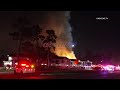Firefighters Battle Multi-Alarm Apartment Blaze Overnight