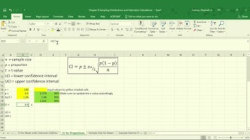 Excel Tutorial: Calculating Confidence Interval for a Proportion in Excel