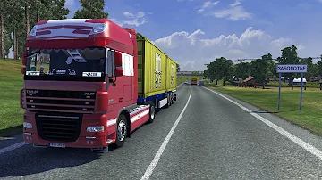 Euro Truck Simulator 2 - RUSSIA MAP - DAF XF105 /1080p/