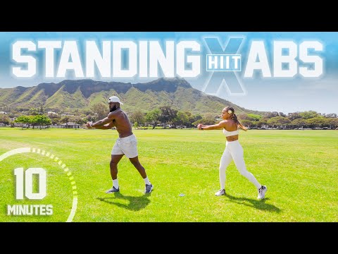 10 Minute Standing Abs Hiit Workout