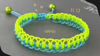 How to Make a Larks Head Knot Bracelet | Continuous Larks Head Knot【A009】