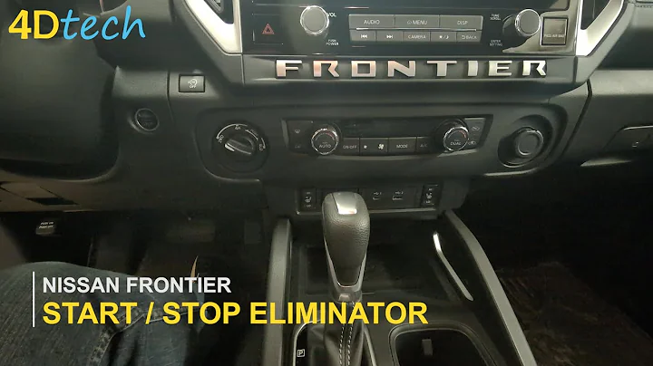 Nissan Frontier DISABLE Auto Start/Stop Feature - Turn ON and OFF permanently! [2025-2026]