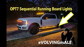 OPT7 Sequential Running Board Lights on Ford F250