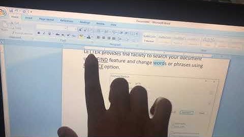 ADVANCED FEATURES OF WORD PROCESSOR-II part 1
