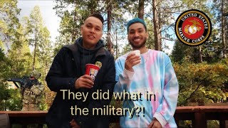 After the military Interview! THEY GET EXPOSED !! #military #marines