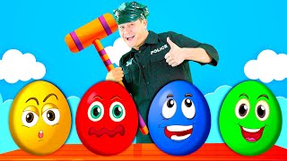 Surprise Eggs Kids Songs 5 Color Eggs More Kids Songs And Nursery Rhymes Doremi