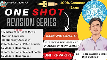 PPM UNIT 1 FULL REVISION|PART 3 |PRINCIPLES AND PRACTICE OF MANAGEMENT |2nd SEM Gauhati University