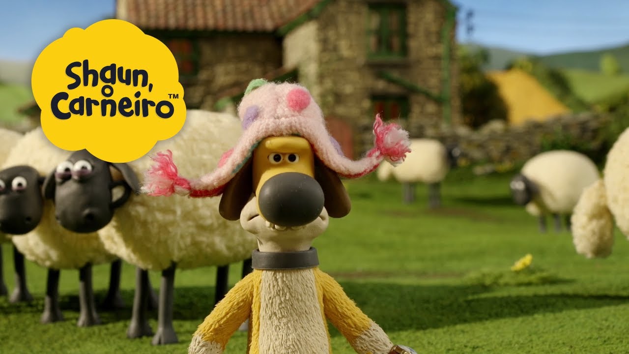 Cão de chapéu grande 🐑Shaun, o Carneiro [Shaun the Sheep]🐑 Hora Especial🐑| Cartoons Para Crianças