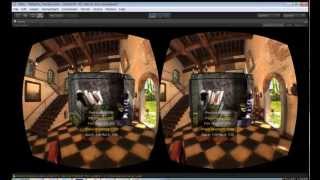 Oculus Rift + xtion real world pass-through test