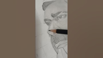 drawing of  Virat Kohli # part - 2 shading