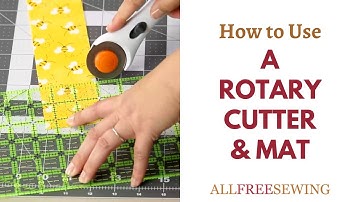 How to Use a Rotary Cutter and Mat