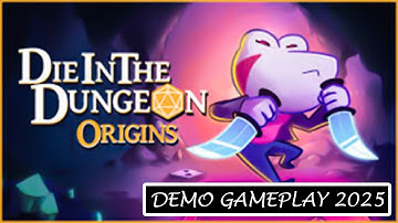 Die in the Dungeon - Full Demo Gameplay Video 2025 (PC) - Turn Based/Roguelike/Deck Builder/Indie