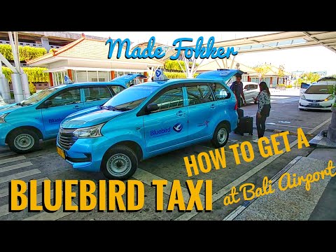 Видео: Как ездить на такси Blue Bird & Others in Bali, Indonesia