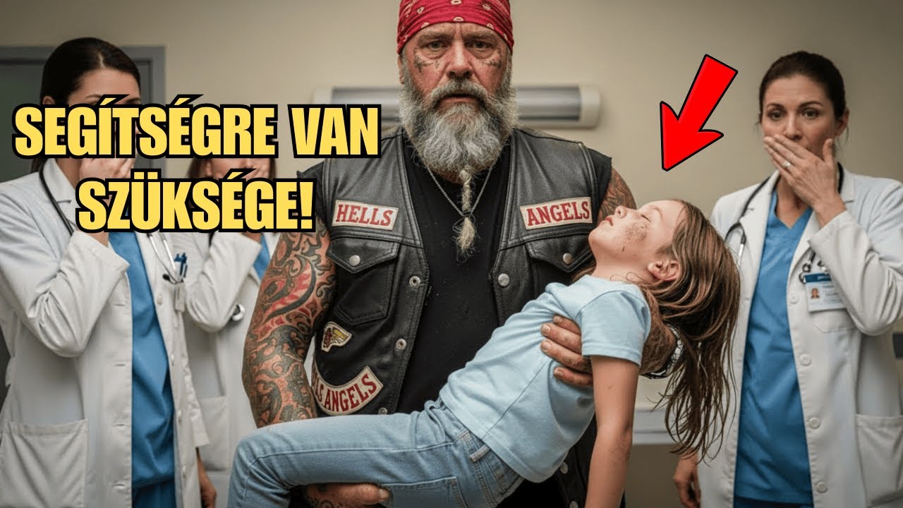 A Kórház Megdermedt, Amikor a Hells Angels Vezetője Belépett – Aztán Meglátták, Kit Hozott Magával.