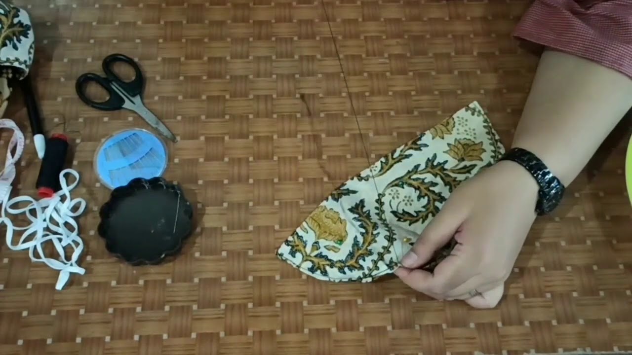 DIY Pembuatan Masker Kain  dari  Kain  Perca  YouTube