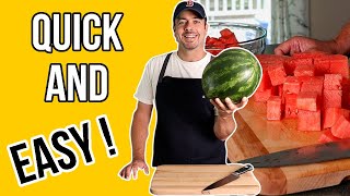 How to Cut a Wateŗmelon | Cubes and Triangles