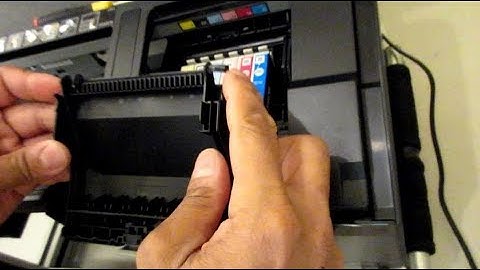 How To Remove Epson 1430 Ink Carriage Cover