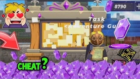 How to Get Unlimited CRYSTALS in skyblock blockman go!