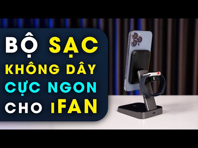 Bộ sạc không dây "Anh chơi em nhanh" cực ngon cho người chơi hệ Apple