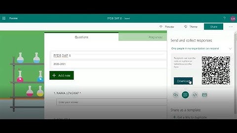 Cara membuat formulir | Microsoft Form