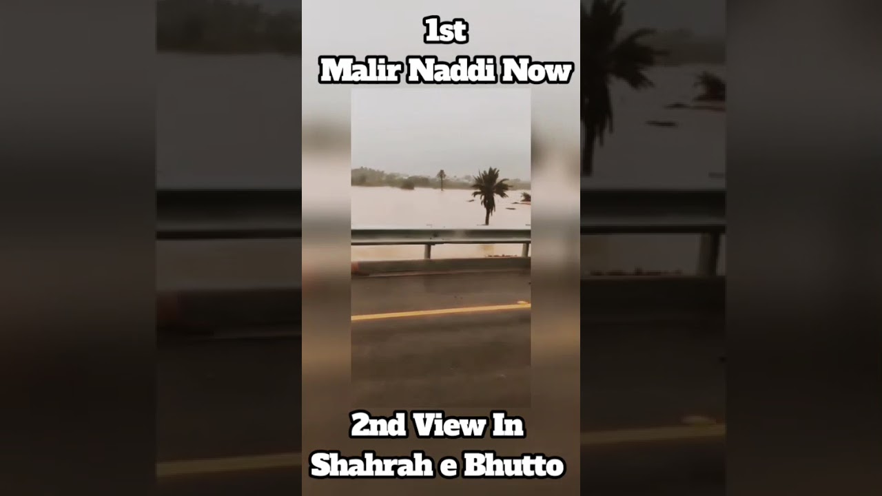 Morning view on malir Naddi and shahrah e bhutto 