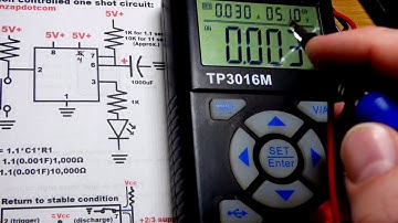 555 timer monostable mode one shot circuit step by step build electronics tutorial