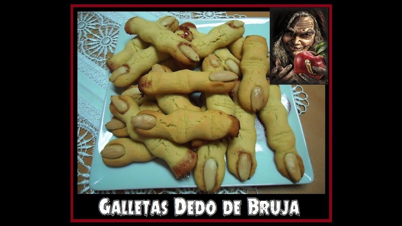 Galletas Dedo de Bruja para Halloween