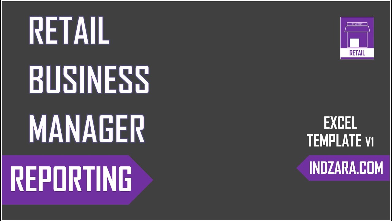 retail business manager excel template v1 reporting youtube retail template