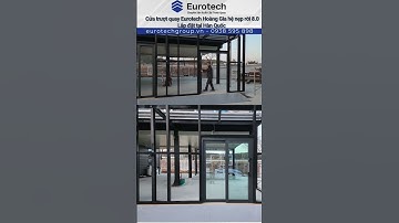 Cửa trượt quay Eurotech Hoàng Gia hệ nẹp rời 8 0 Lắp đặt tại Hàn Quốc