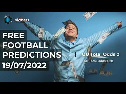 【Football Predictions Today 19/07/2022】80% 1X2 Tips WIN on 17/07/2022