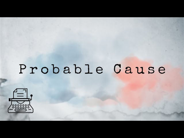What is Probable Cause? [Legal Terms] - YouTube
