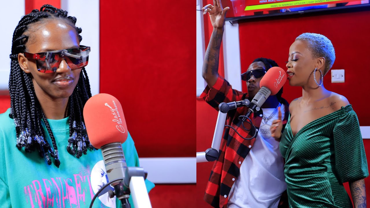 Nina Roz And Prim Asiimwe Shake Their Nyash For Fik Fameica Live In Studio.