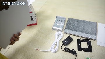 INTENDVISION 7" Video Intercom System with One Monitor Door Phone Camera IDV70RL