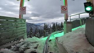 X TREME Luge, Mountain Roller Coaster, La Rosiere. French Alps