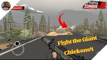 Random Encounter Giant Chickens!! ~ The Walking Zombie 2 ~ GamePlay Walkthrough (Mobile)
