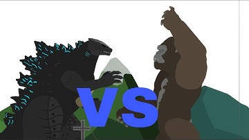 Godzilla vs Kong ship battle (stick nodes pro)