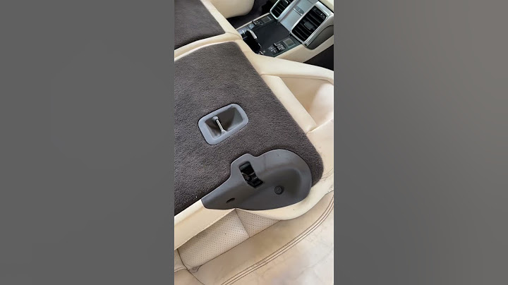 2010 - 2016  Porsche Panamera Tail gate emergency release Lock faulty