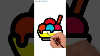 easy to draw delicious ice cream shrots shortfund shortvideo
