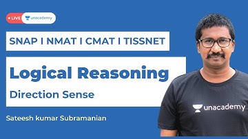 Logical Reasoning - Session 5: Direction Sense II SNAP II NMAT II CMAT II TISSNET | S Sateesh | CAT