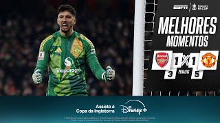Thumbnail for MANCHESTER UNITED vê BAYINDIR fazer MILAGRES e elimina o ARSENAL da Copa da Inglaterra nos pênaltis